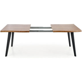 Masa extensibila HOUSTON OCN-37430, stejar natural/negru
