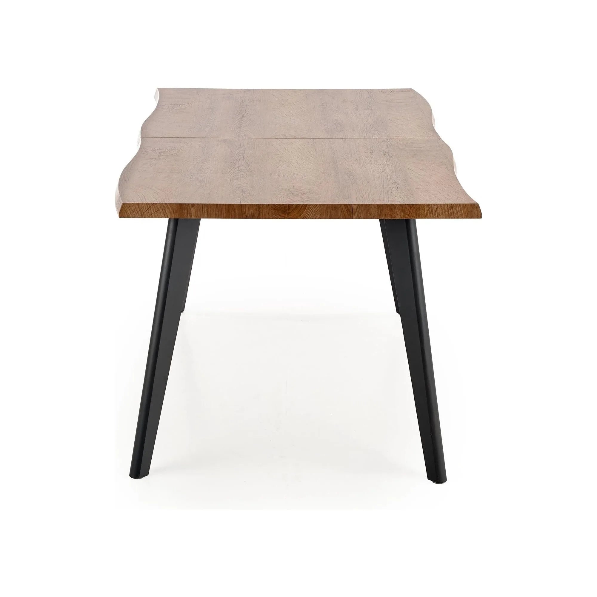 Masa extensibila HOUSTON OCN-37430, stejar natural/negru