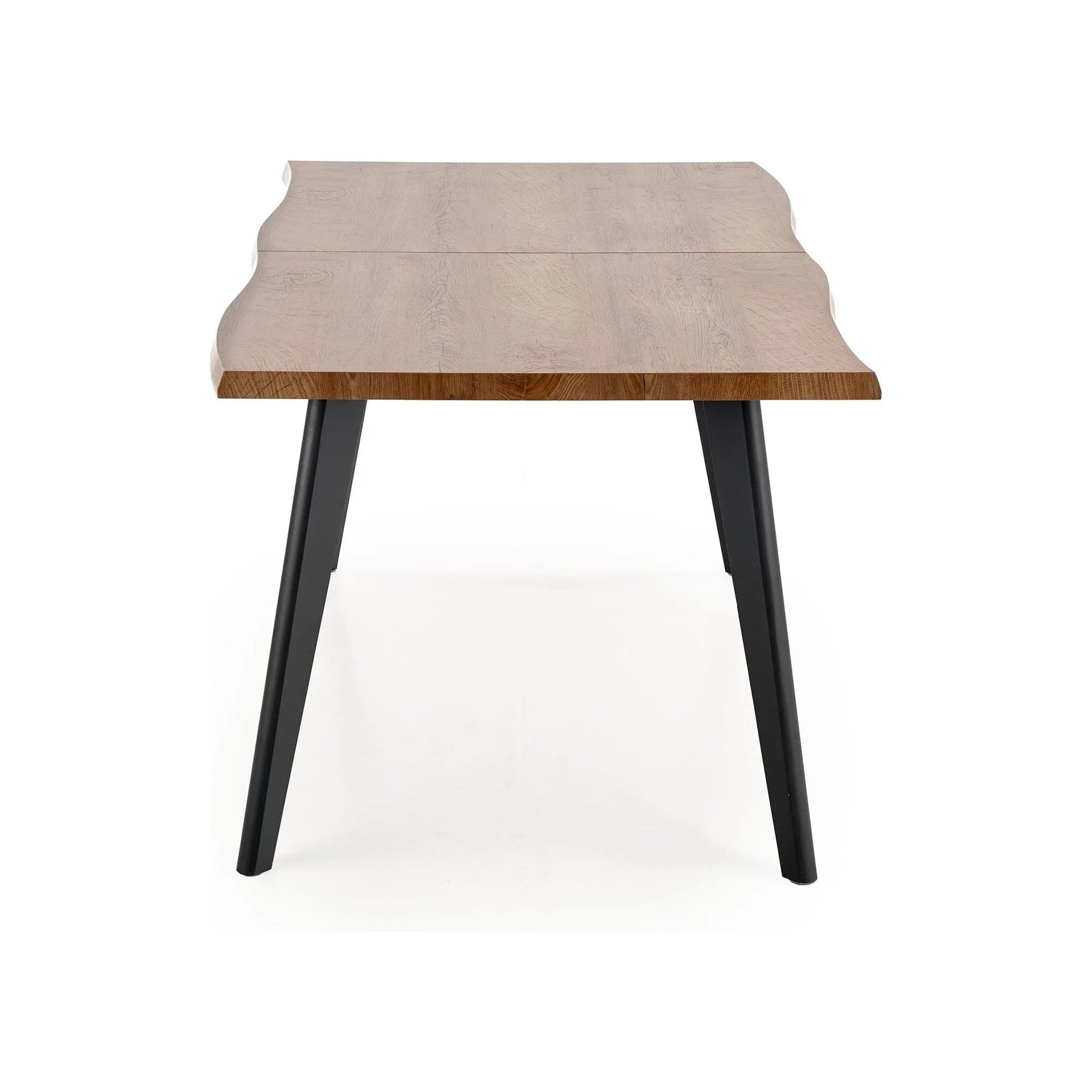 Masa extensibila HOUSTON OCN-37430, stejar natural/negru