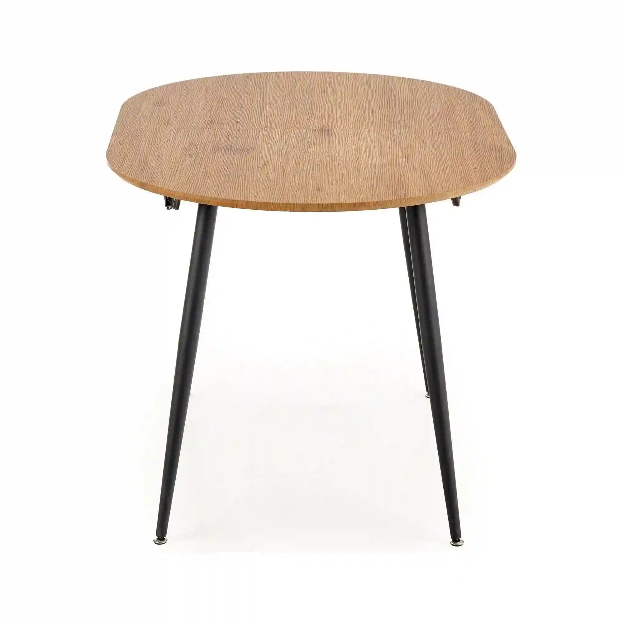 Masa extensibila HOUSTON OCN-37432, stejar auriu/negru