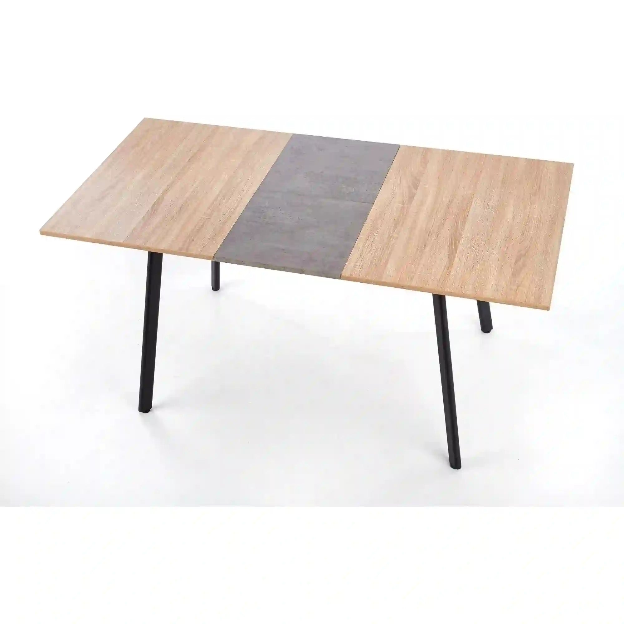 Masa extensibila HOUSTON OCN-37437, stejar sonoma/negru