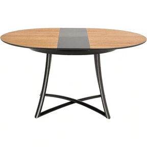 Masa extensibila HOUSTON OCN-37450, stejar/negru
