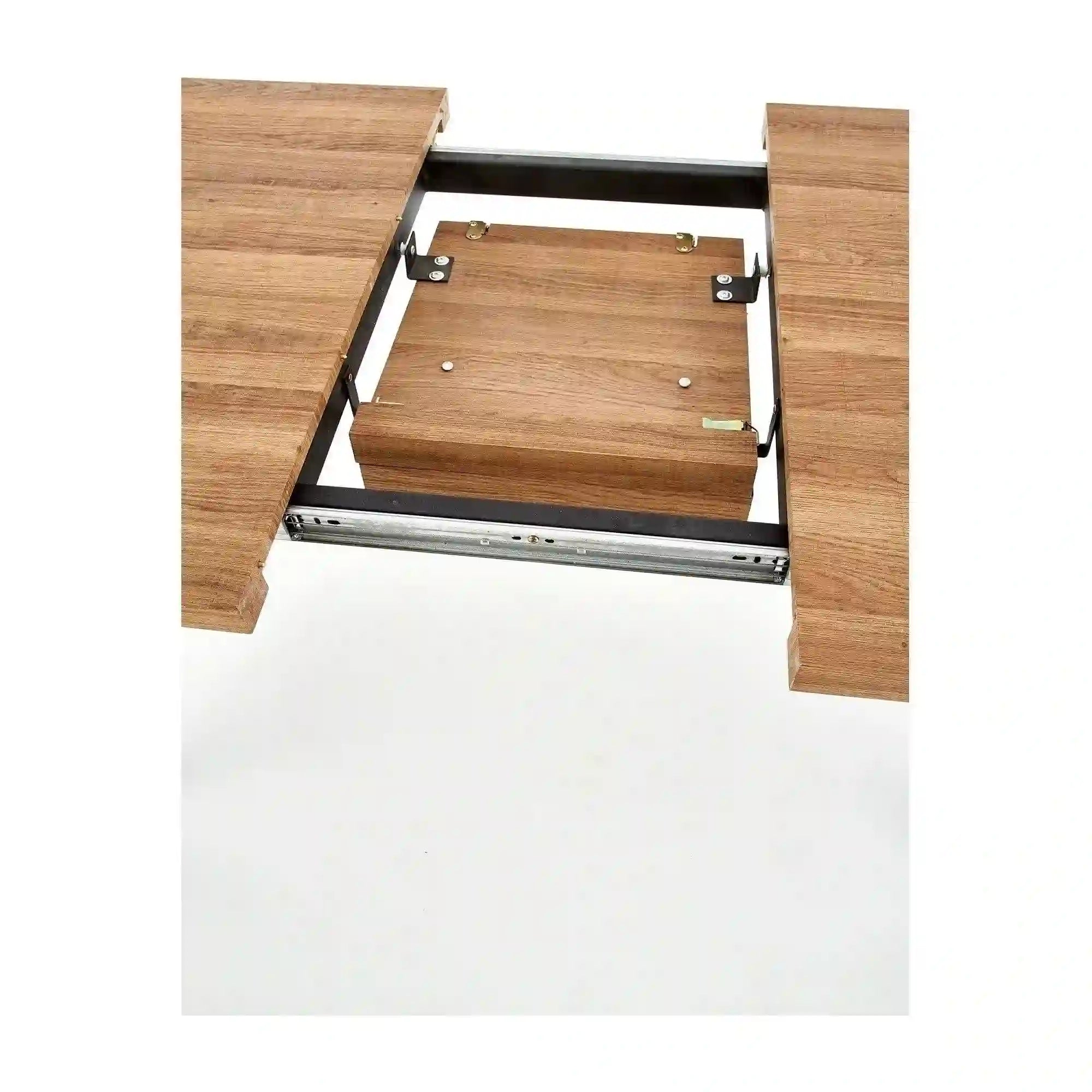 Masa extensibila HOUSTON OCN-37452, stejar/negru