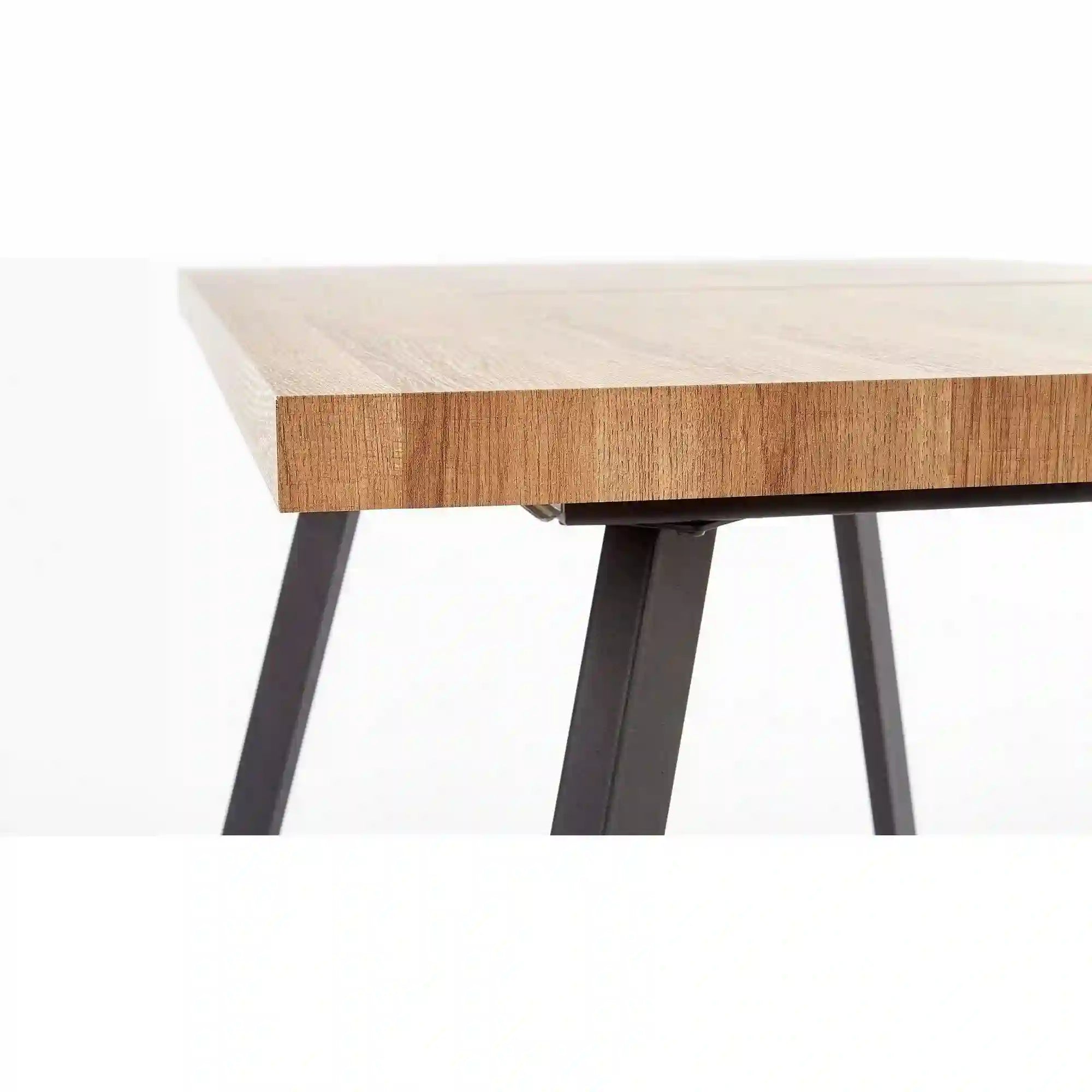 Masa extensibila HOUSTON OCN-37452, stejar/negru