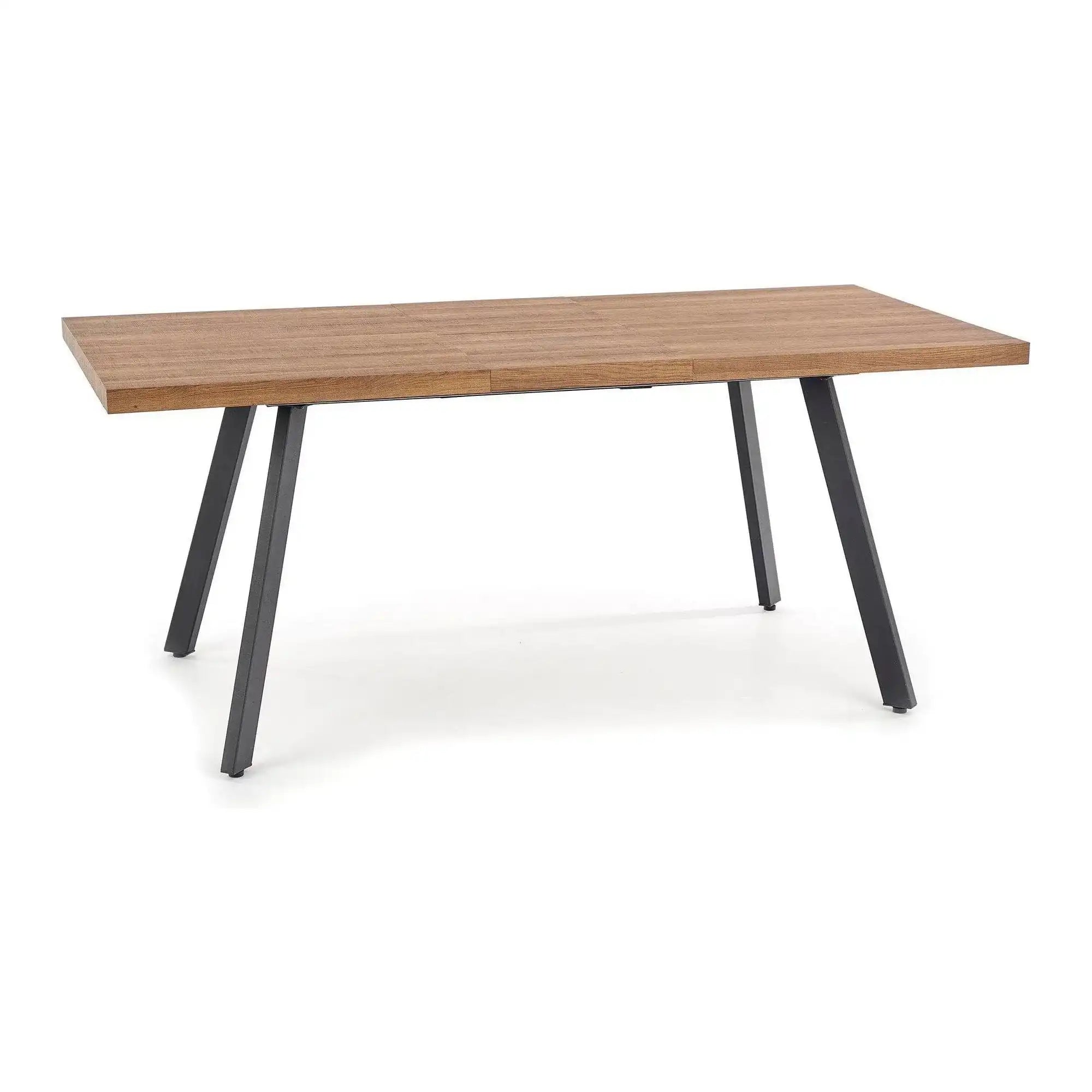 Masa extensibila HOUSTON OCN-37452, stejar/negru