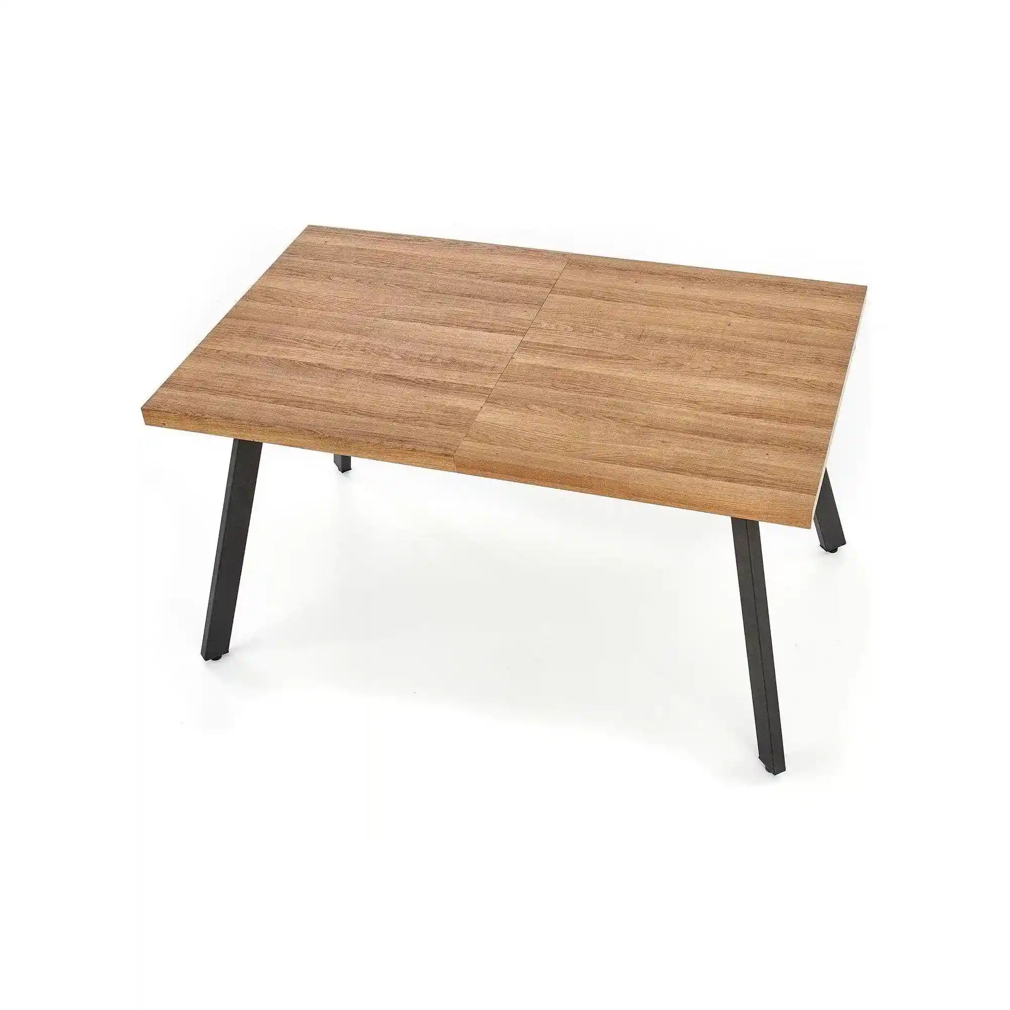 Masa extensibila HOUSTON OCN-37452, stejar/negru