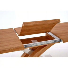 Masa extensibila HOUSTON OCN-37455, stejar/crom