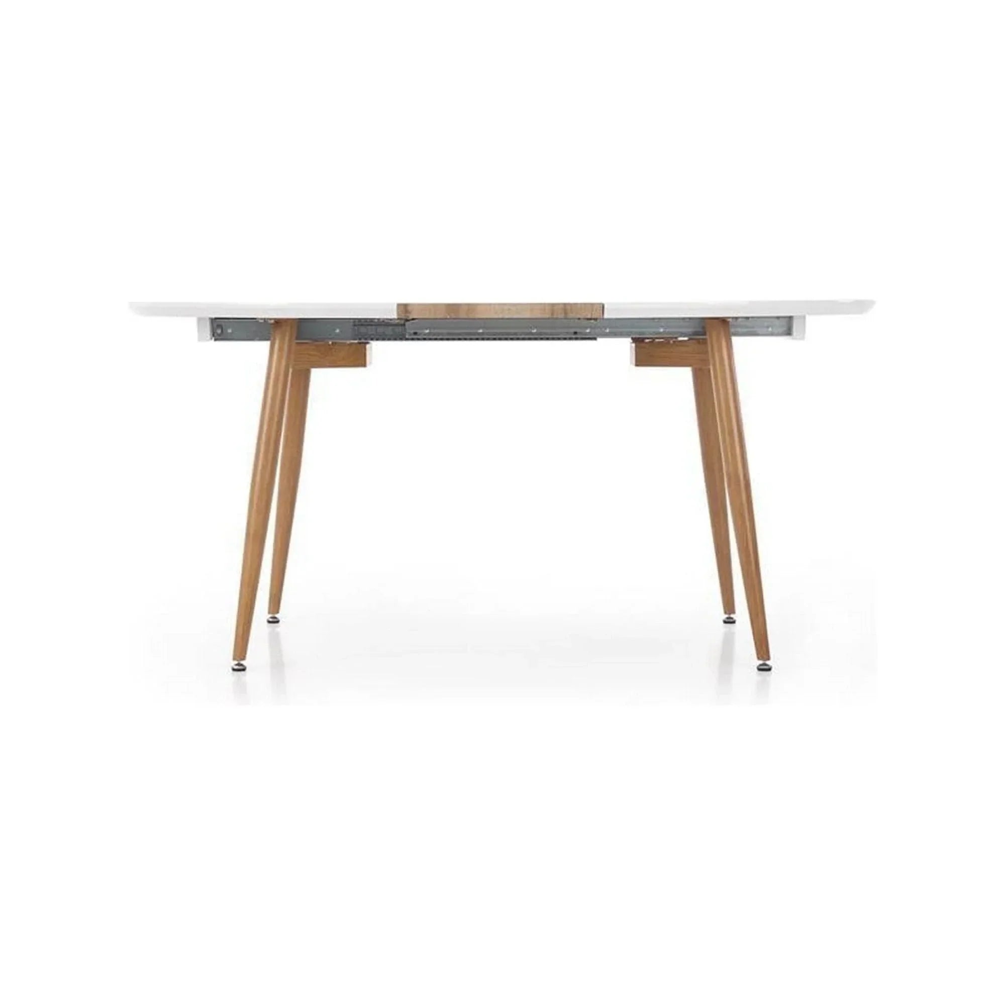 Masa extensibila HOUSTON OCN-37470, alb/stejar