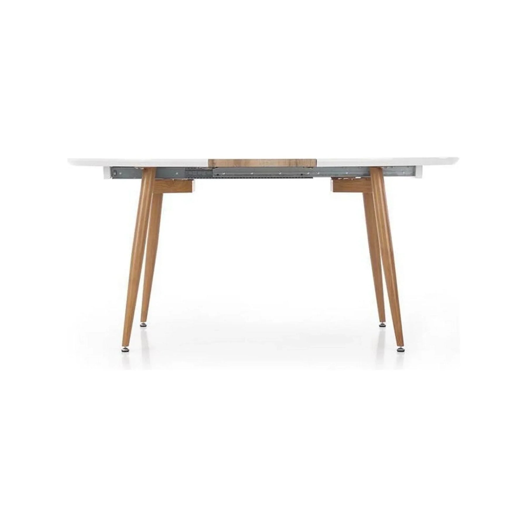 Masa extensibila HOUSTON OCN-37470, alb/stejar