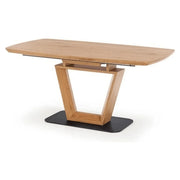 Masa extensibila HOUSTON OCN-37477, stejar auriu/negru