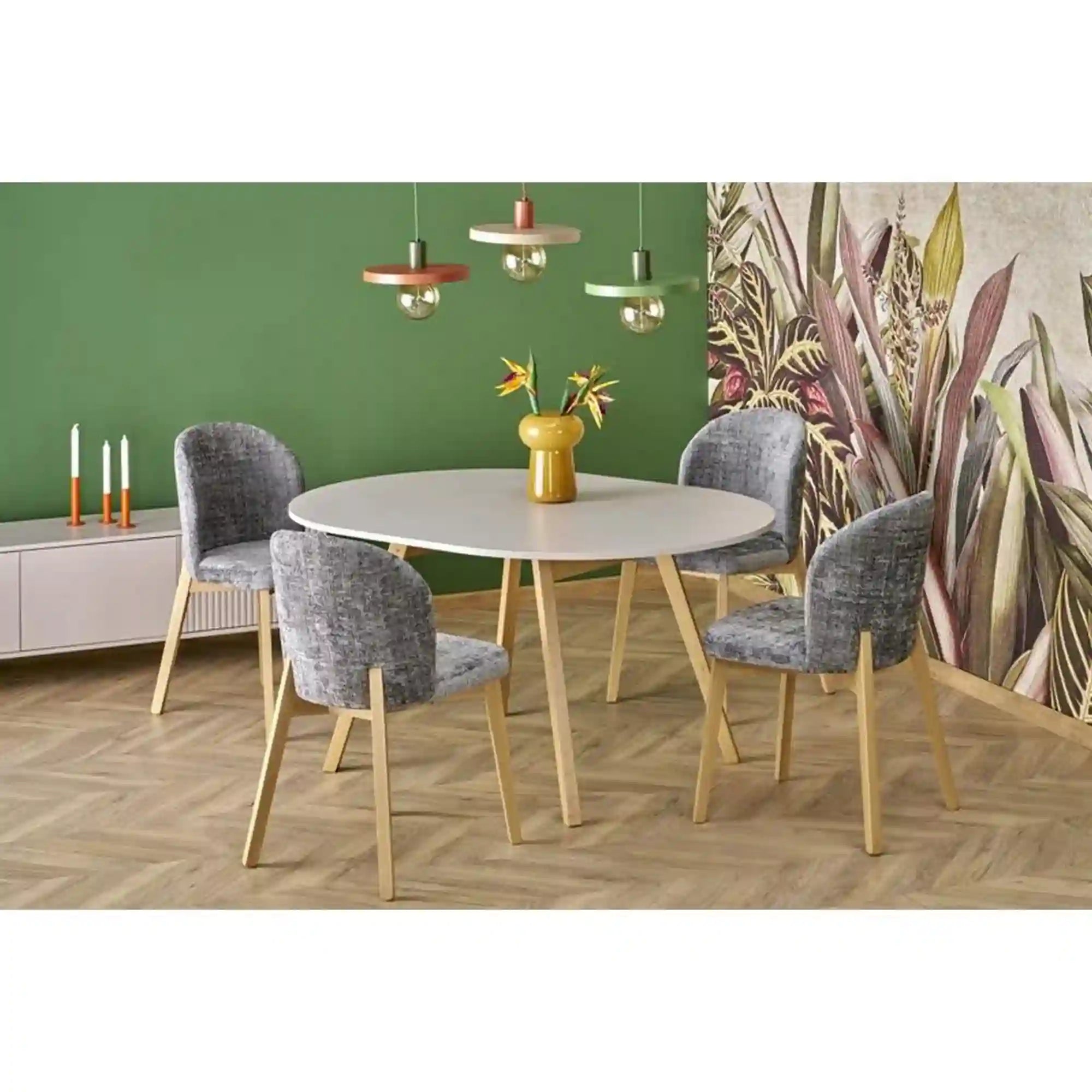 Masa extensibila HOUSTON OCN-37507, stejar