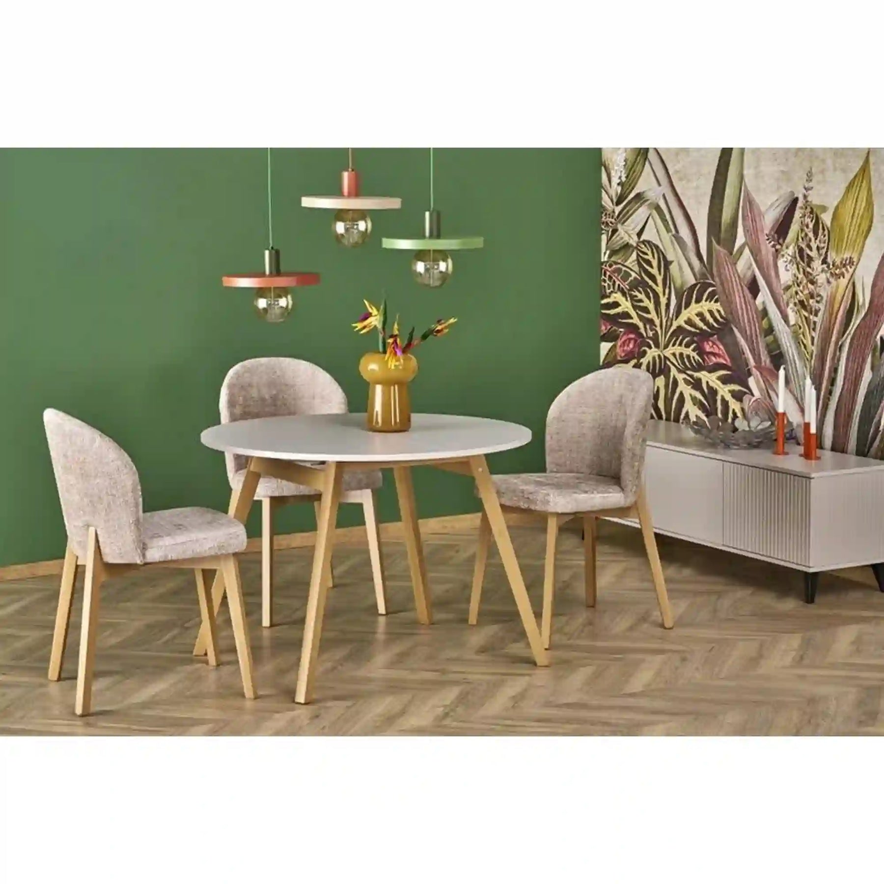 Masa extensibila HOUSTON OCN-37507, stejar