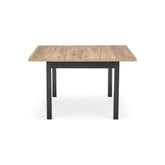 Masă extensibilă stejar/negru pentru un living modern – primabucata