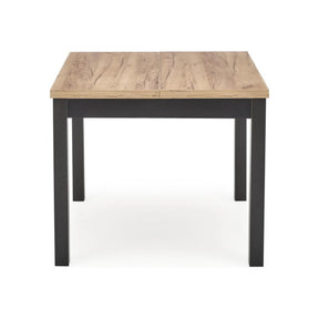 Masa extensibilă din stejar și negru, ideală pentru dining – primabucata