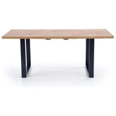 Masa extensibila HOUSTON OCN-37531, stejar wotan/negru