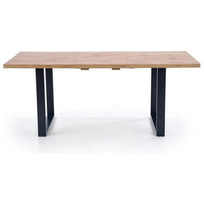 Masa extensibila HOUSTON OCN-37531, stejar wotan/negru
