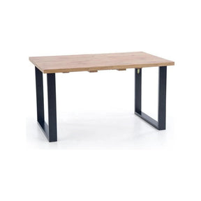 Masa extensibila HOUSTON OCN-37531, stejar wotan/negru