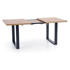 Masa extensibila HOUSTON OCN-37531, stejar wotan/negru