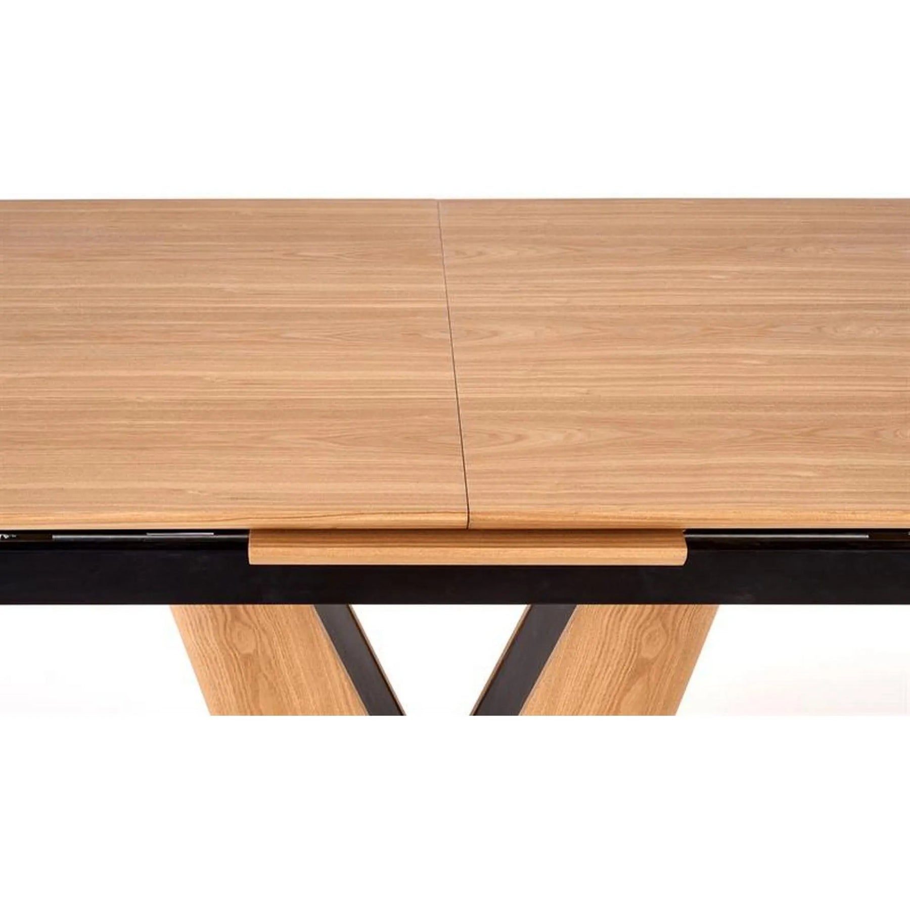 Masa extensibila HOUSTON OCN-37543, stejar/negru