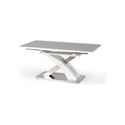 Masa extensibila HOUSTON OCN-37546, alb/crom