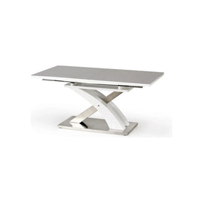 Masa extensibila HOUSTON OCN-37546, alb/crom