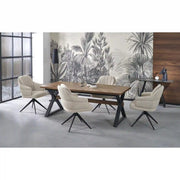 Masa extensibila HOUSTON OCN-37547, nuc/negru