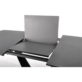 Masa extensibila HOUSTON OCN-37552, gri/negru
