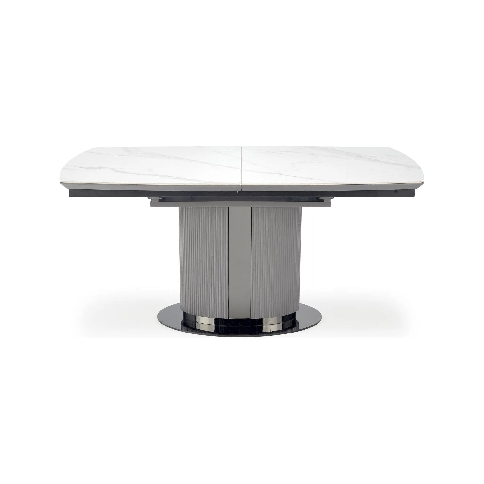 Masa extensibila HOUSTON OCN-37554, alb/gri