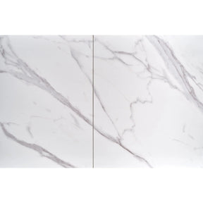 Masa extensibila HOUSTON OCN-37556, alb/negru