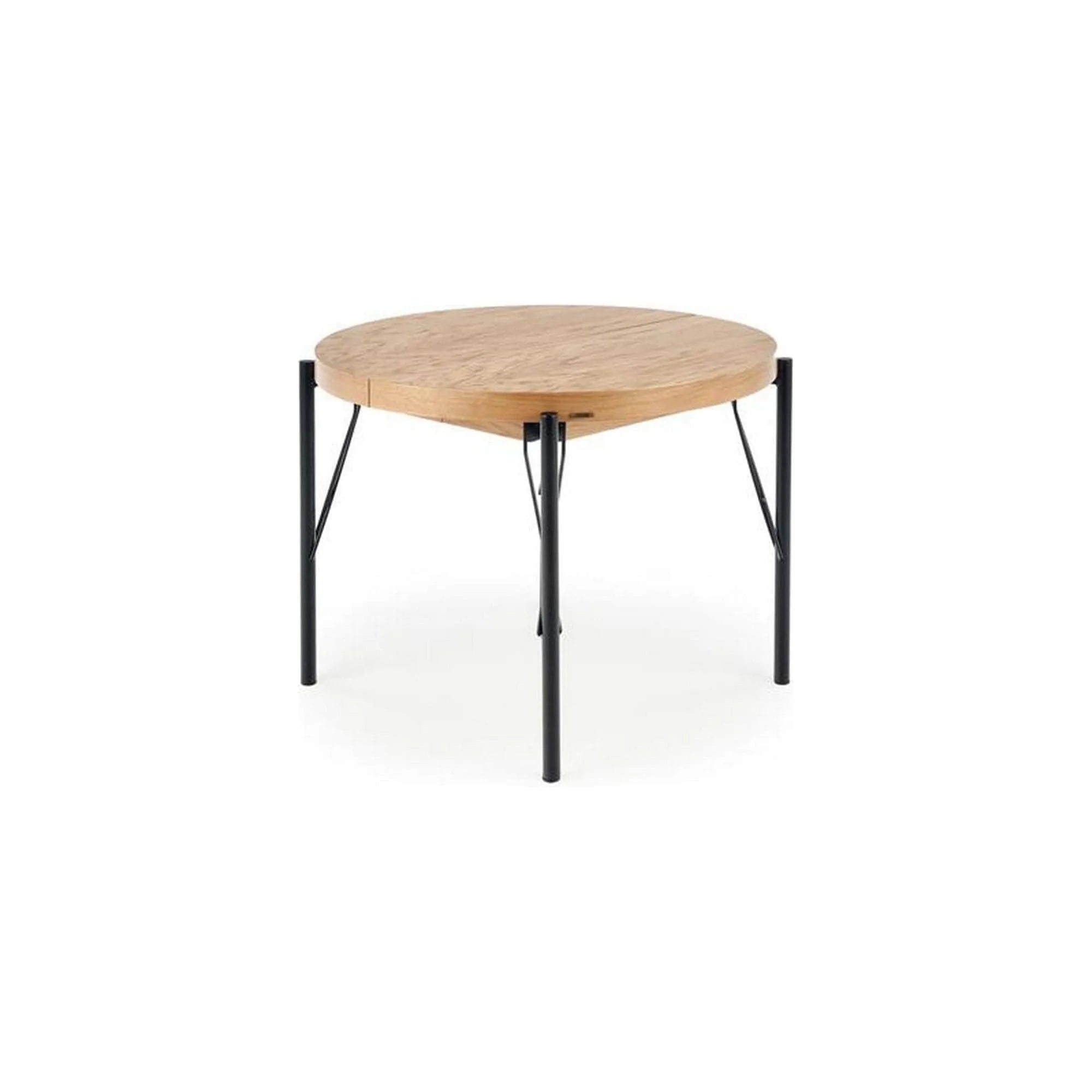 Masa extensibila HOUSTON OCN-37563, stejar/negru