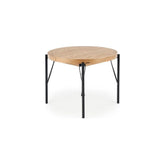 Masa extensibila HOUSTON OCN-37563, stejar/negru