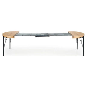 Masa extensibila HOUSTON OCN-37563, stejar/negru
