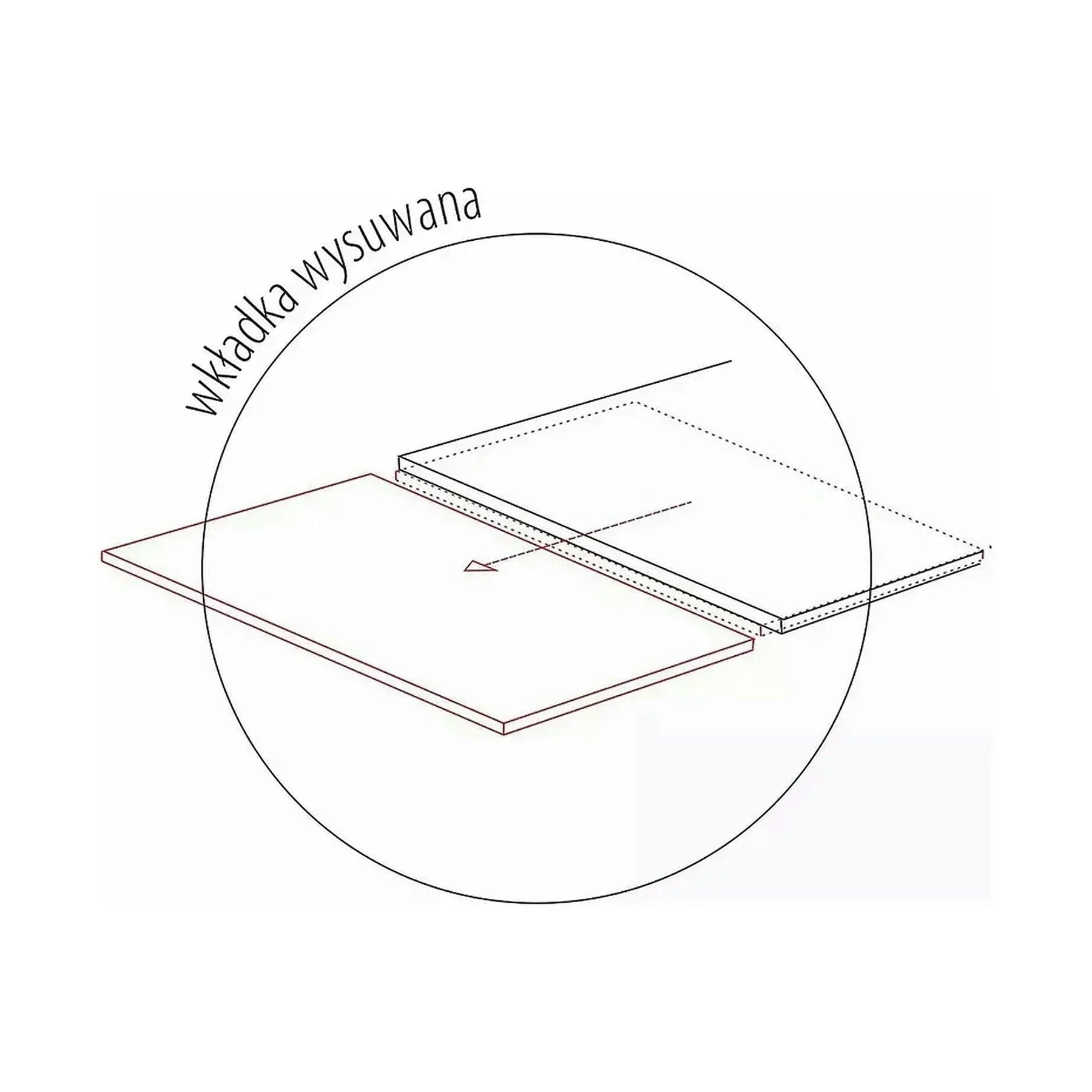 Masa extensibila sticla securizata COLUMBUS, alb cu efect de marmura/negru, sticla/ceramica/metal, 160/240x90x76 cm