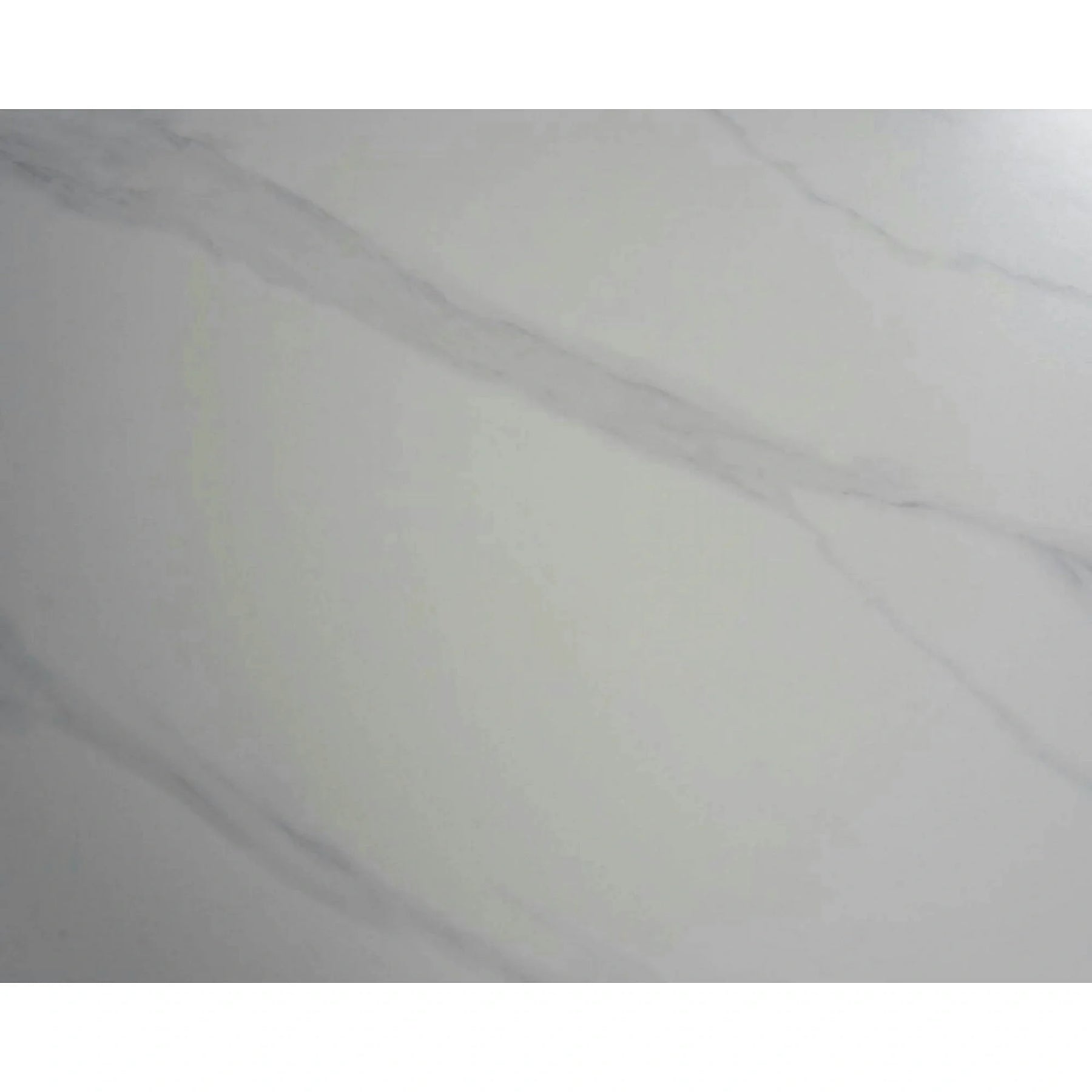 Masa extensibila VELA, ceramica/metal, alb cu efect de marmura/negru, 110-170×75×76 cm