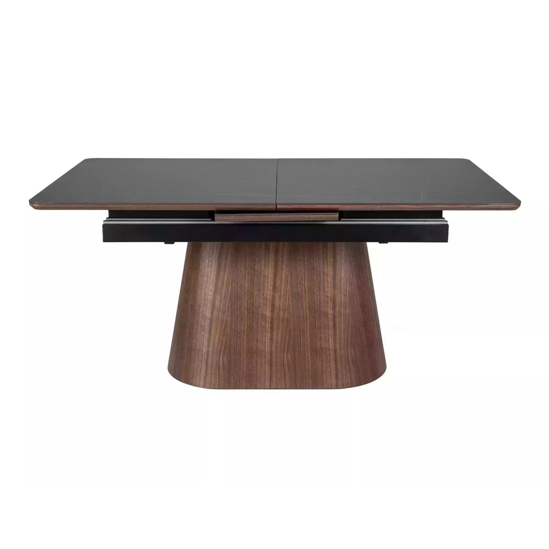 Masa extensibilaDETROIT OCN-39609, negru/nuc