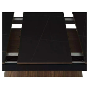 Masa extensibilaDETROIT OCN-39609, negru/nuc