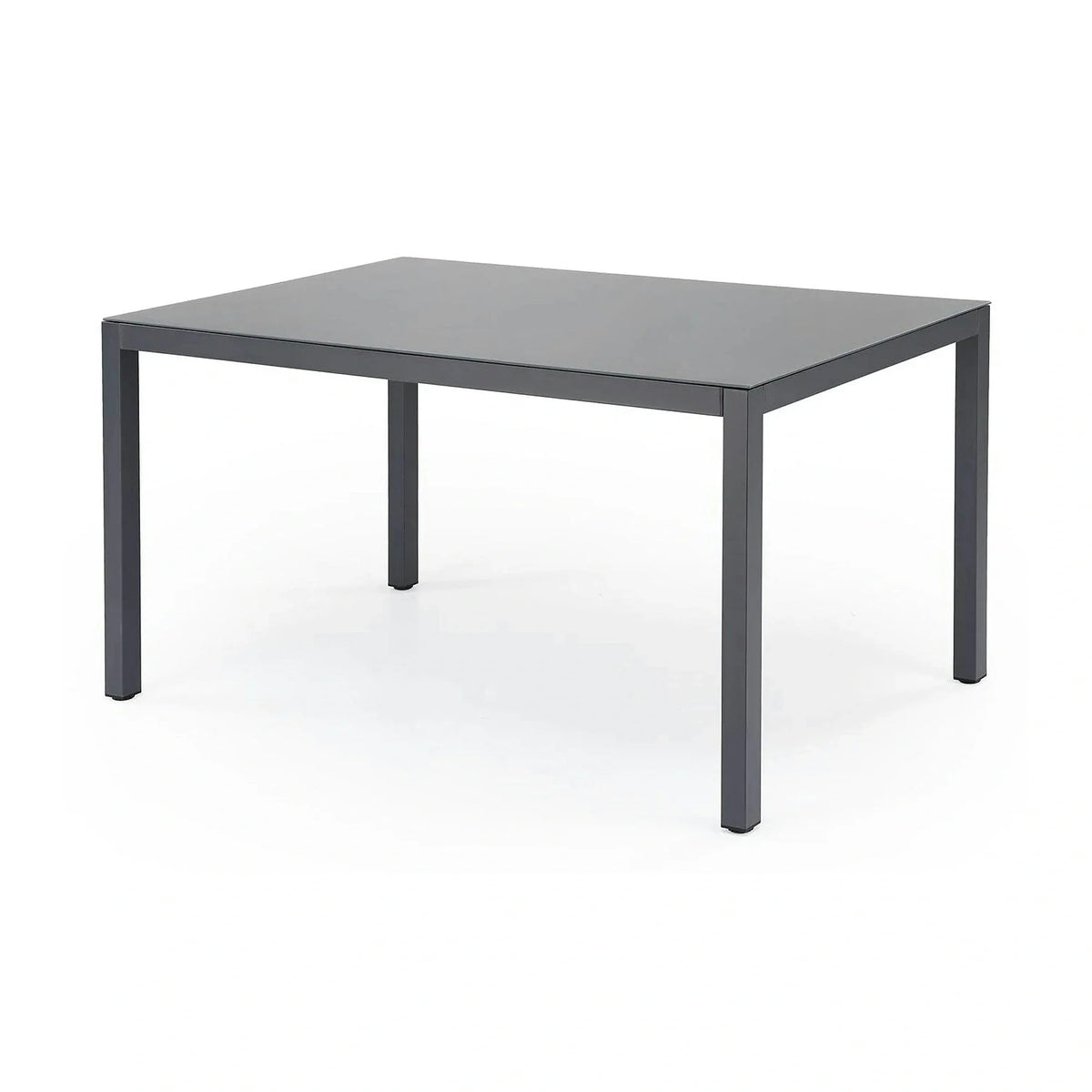 Masa gradina HOVER, gri/gri antracit, sticla/metal, 150x90x75 cm