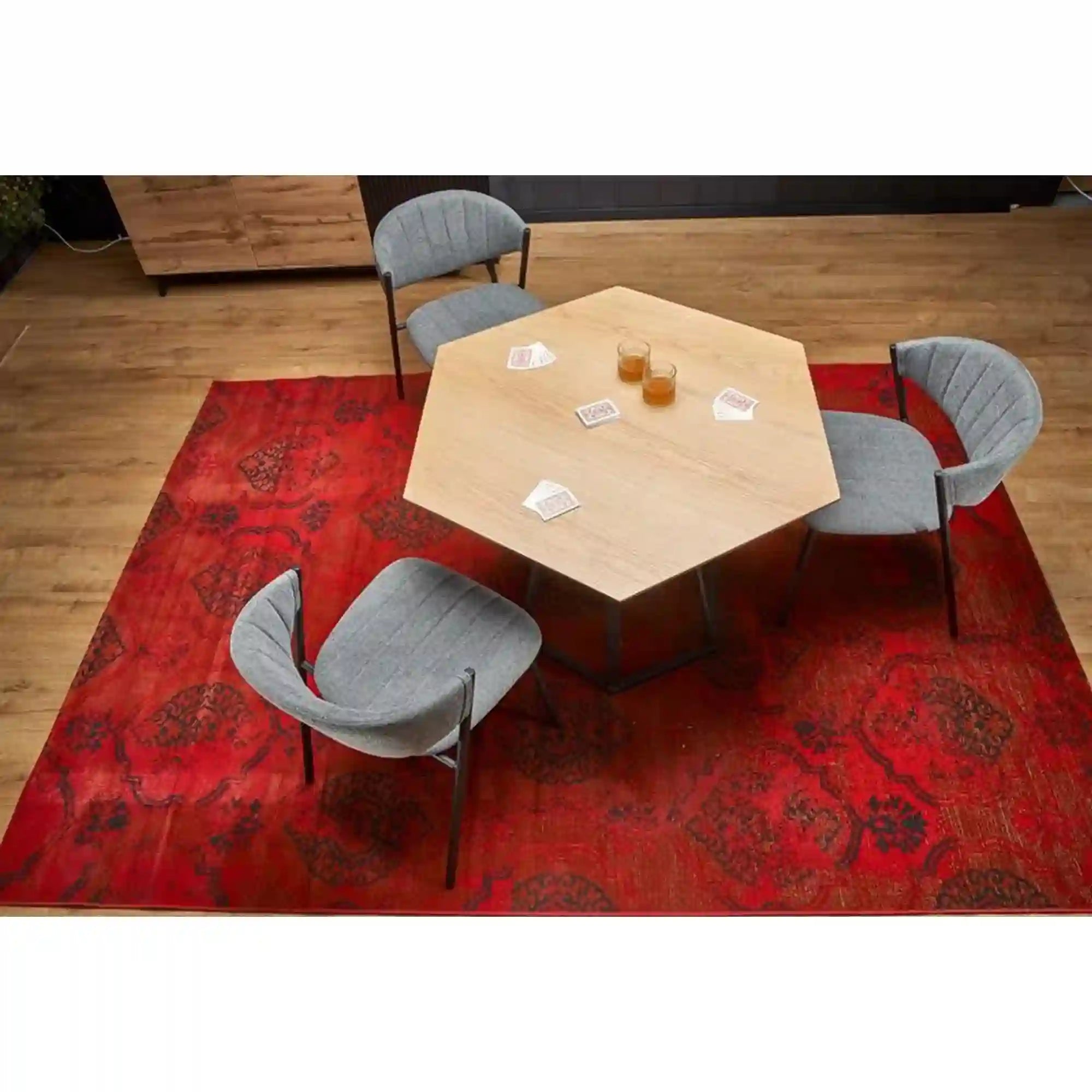 Masa HOUSTON OCN-27672, stejar/negru