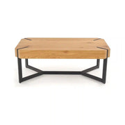 Masa HOUSTON OCN-37123, stejar auriu/negru