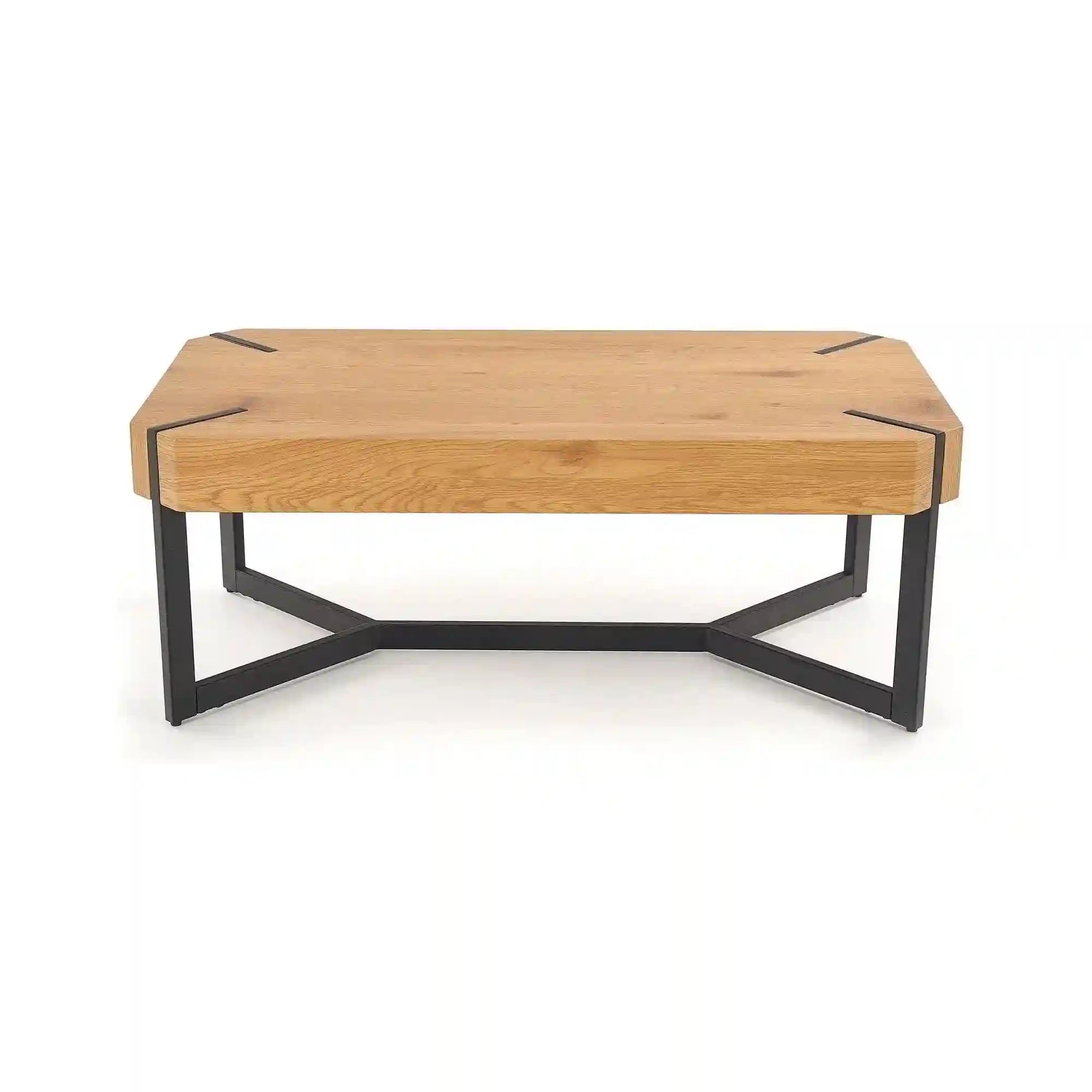 Masa HOUSTON OCN-37123, stejar auriu/negru