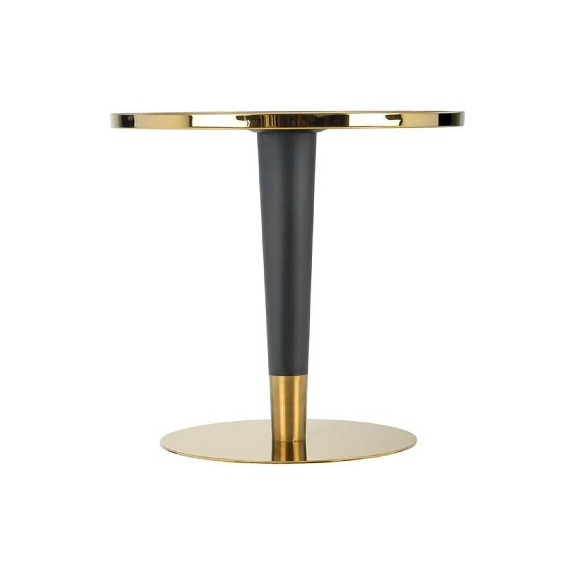 Masa HOUSTON OCN-37341, alb/negru/auriu