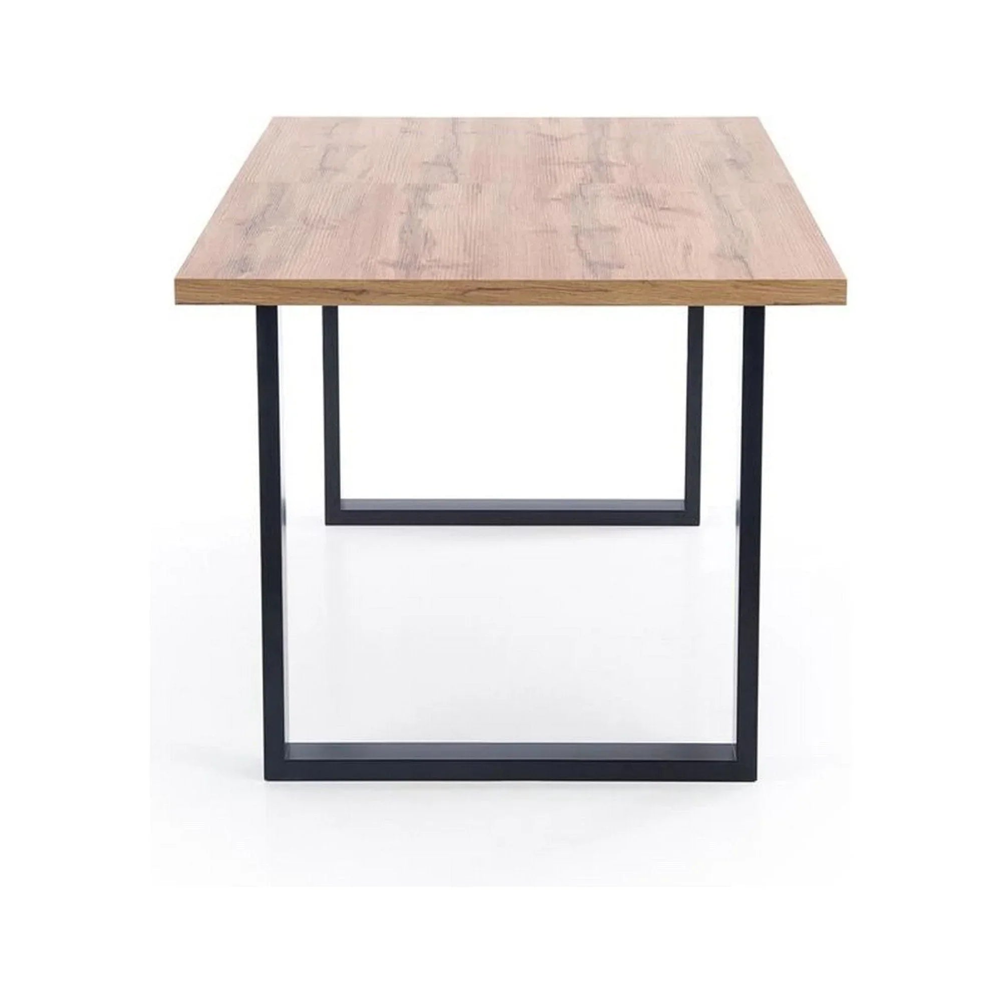 Masa HOUSTON OCN-37394, stejar wotan/negru