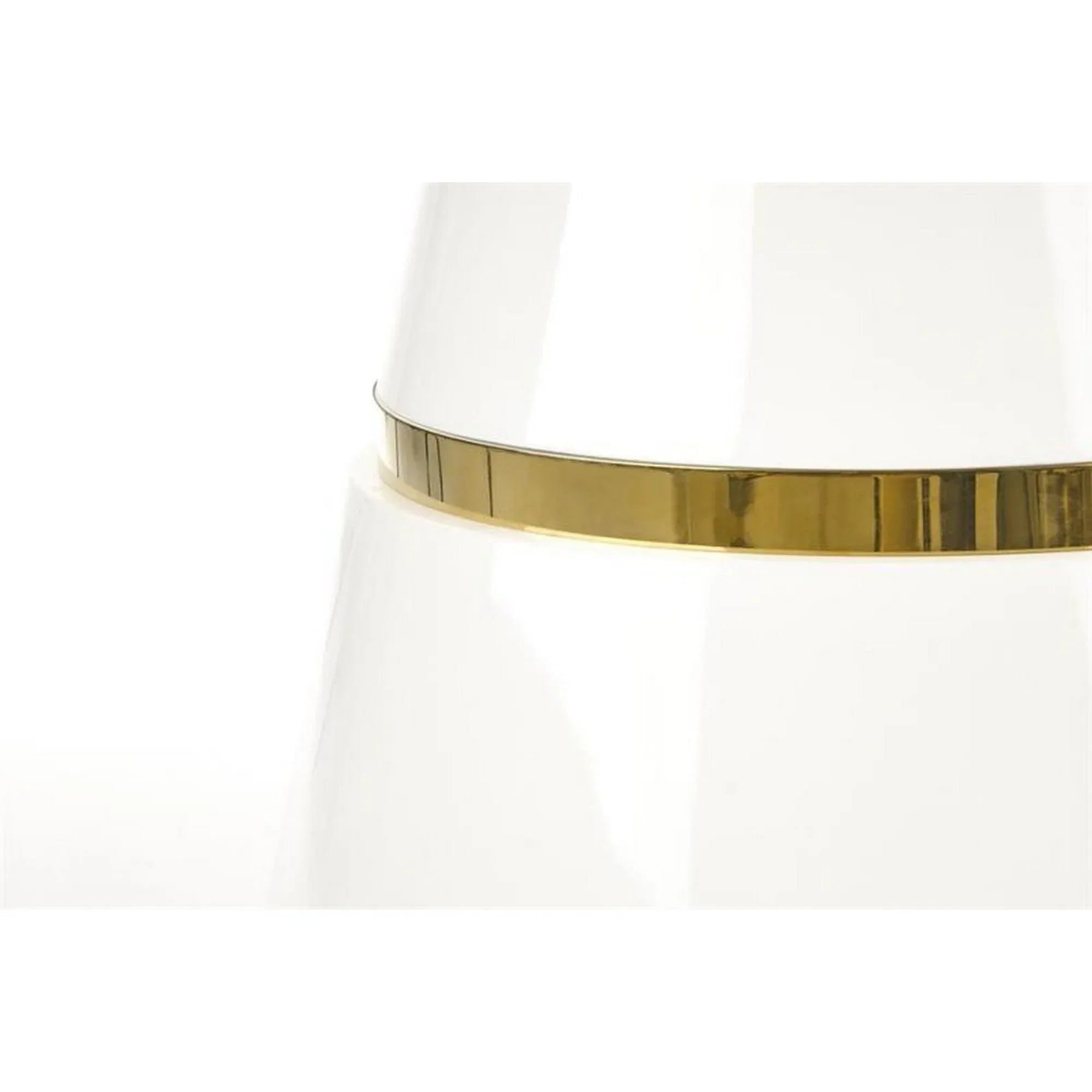 Masa HOUSTON OCN-37400, alb/auriu