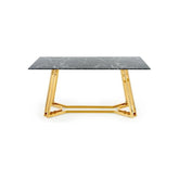 Masa HOUSTON OCN-37409, negru/auriu