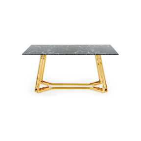 Masa HOUSTON OCN-37409, negru/auriu