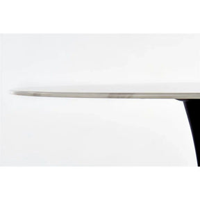 Masa HOUSTON OCN-37414, alb/negru