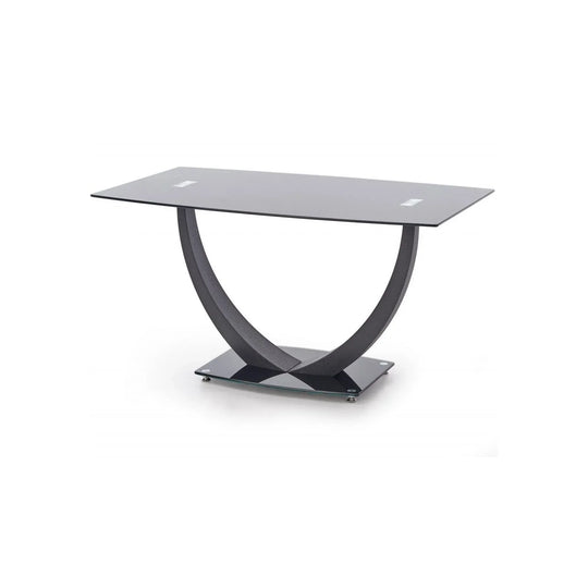 Masa HOUSTON OCN-37479, negru/transparent