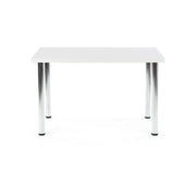 Masa HOUSTON OCN-37496, alb/crom