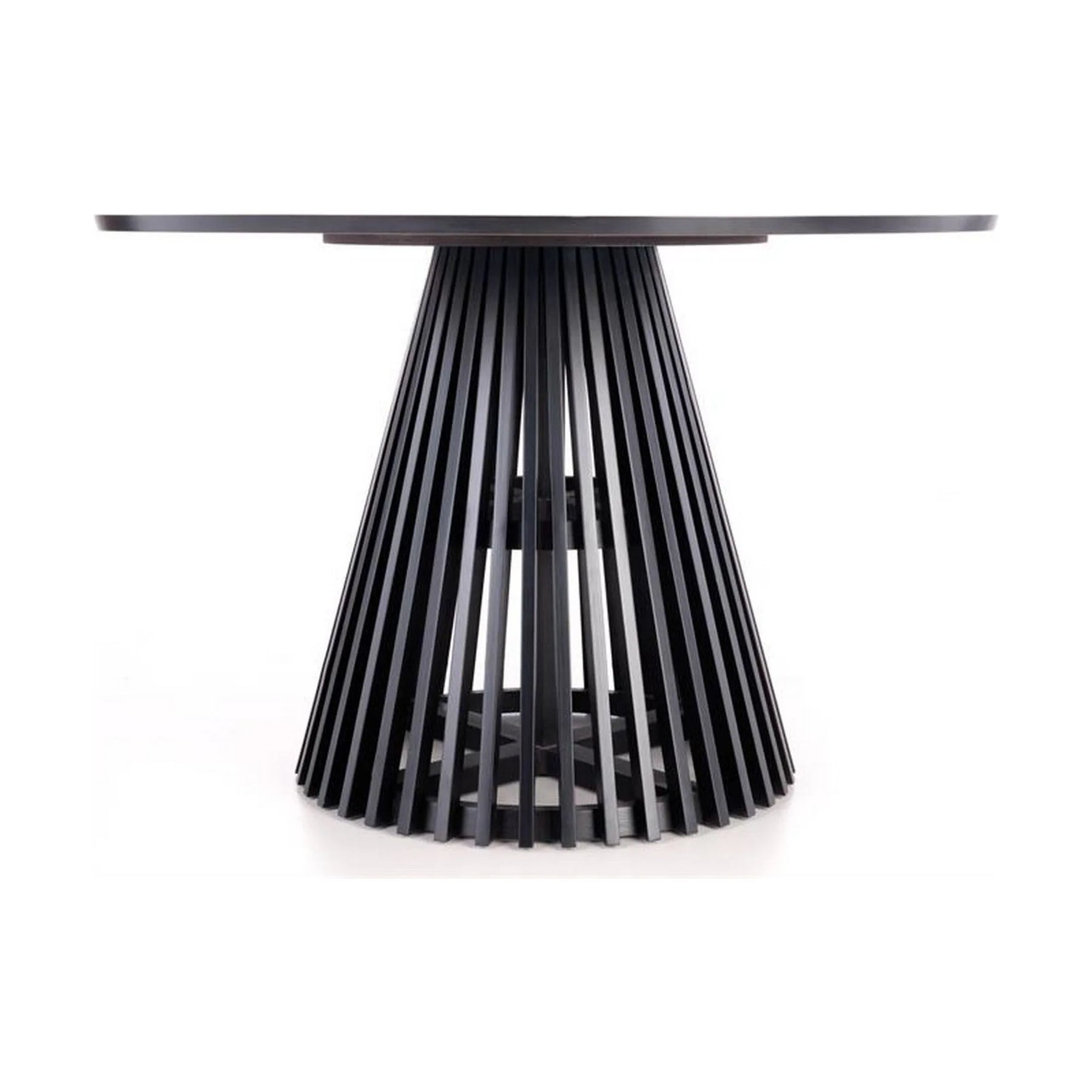 Masă modernă din stejar și negru, cu design elegant, ideală pentru living – primabucata