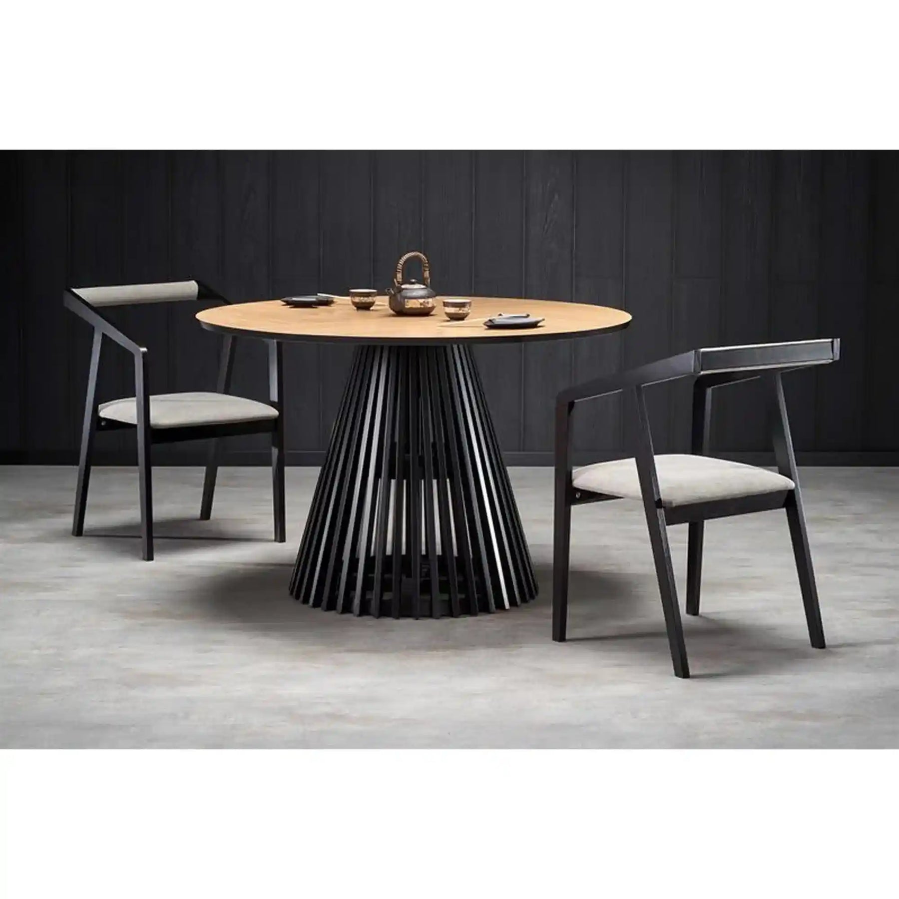 Masa HOUSTON OCN-37548, stejar/negru